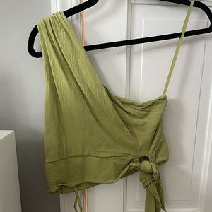 Light Green Crop Top